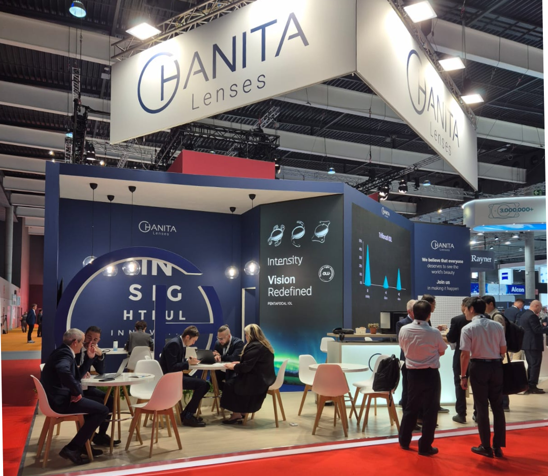 Hanita Lenses booth at the ESCRS 2024