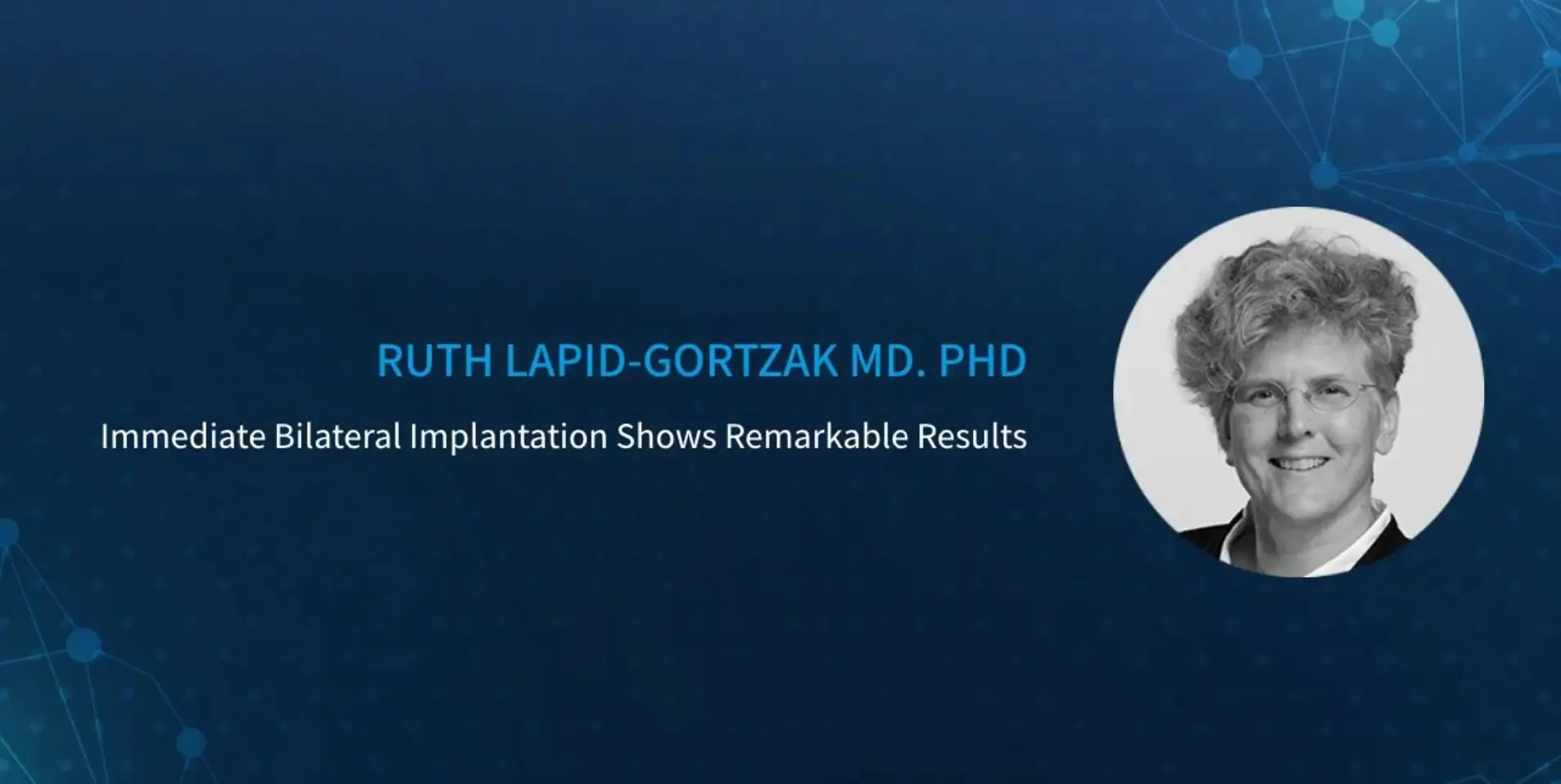 "Immediate Sequential Bilateral Implantation of the Intensity Pentafocal IOL" by Dr. Ruth Lapid-Gortzak